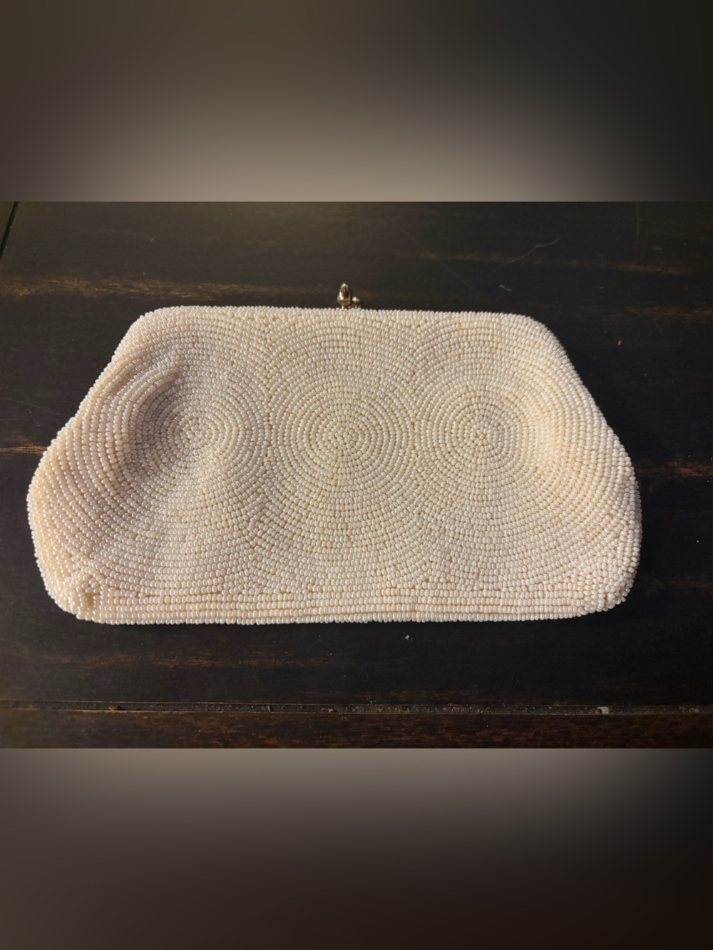 Vintage Beaded Kisslock Clutch